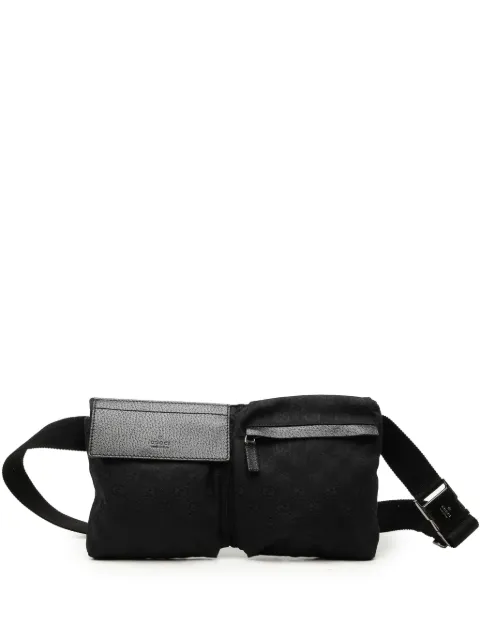 Gucci Pre-Owned cangurera de lona GG con doble bolsillo 2000-2015