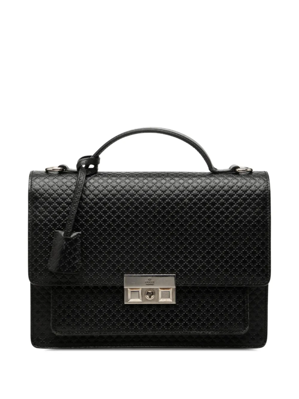 Gucci Pre-Owned sacoche Diamante en cuir de veau (2000-2015) - Noir Gucci Pre-Owned sacoche Diamante en cuir de veau (2000-2015) - Noir