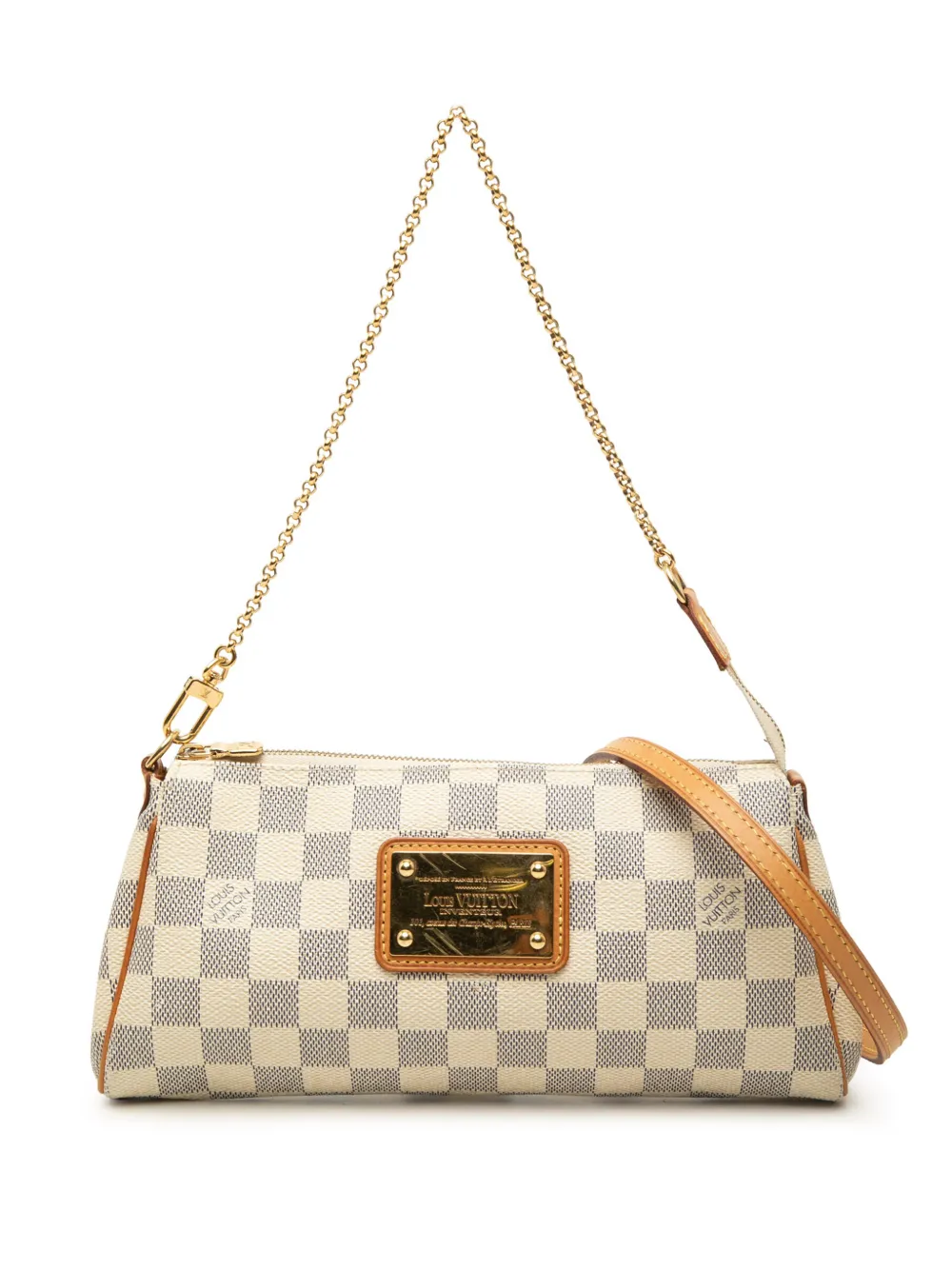 Louis Vuitton Pre-Owned 2010 Damier Azur Eva satchel - White