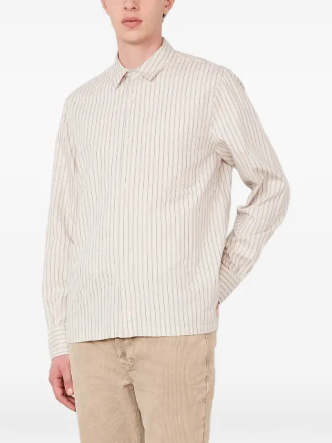 Officine Generale Aedan vertical-stripe shirt