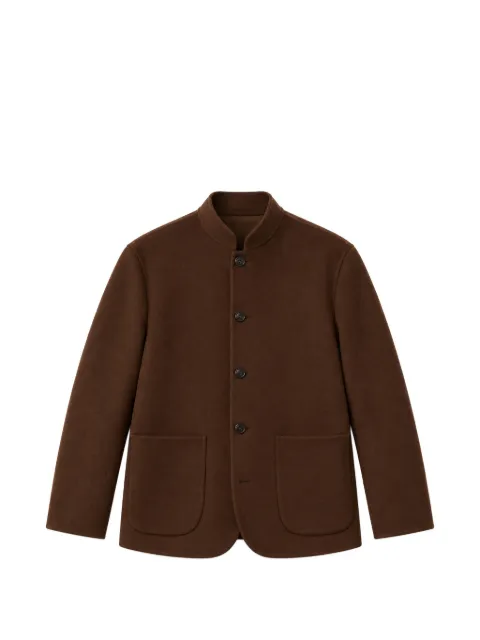 Officine Generale Simão mandarin-collar wool jacket