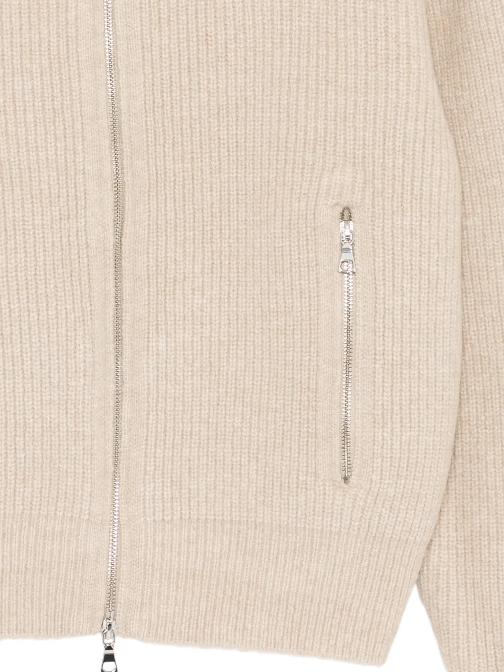 Officine Generale Kabelgebreid jack Beige