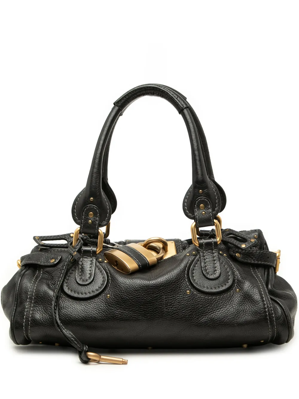 Chloé Pre-Owned sac à main Paddington en cuir (2008) - Noir Chloé Pre-Owned sac à main Paddington en cuir (2008) - Noir