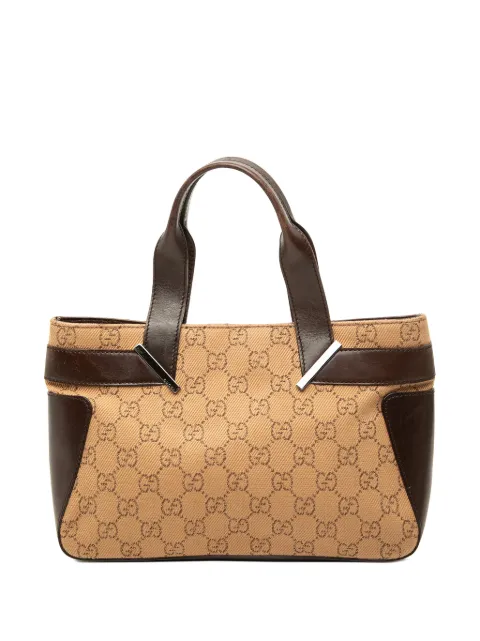 Gucci Pre-Owned bolsa de mano de mezclilla con GG 2000-2015
