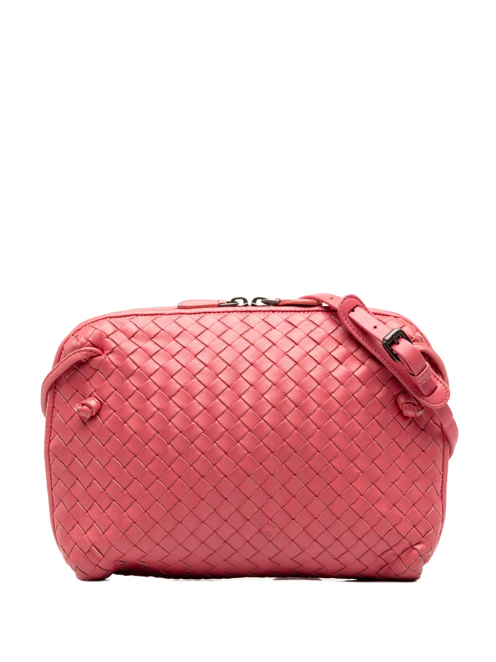 Bottega Veneta Pre-Owned 2010 Nappa Intrecciato Nodini crossbody bag - Rosa