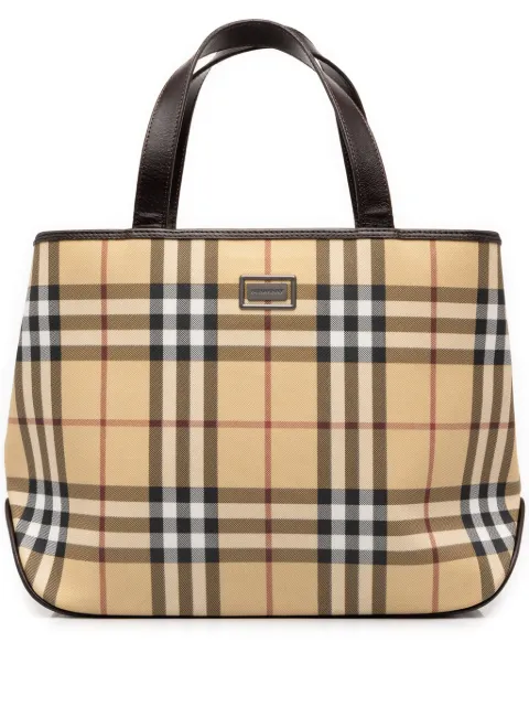 Burberry Pre-Owned 2000-2017 House Check Coated Canvas tote bag