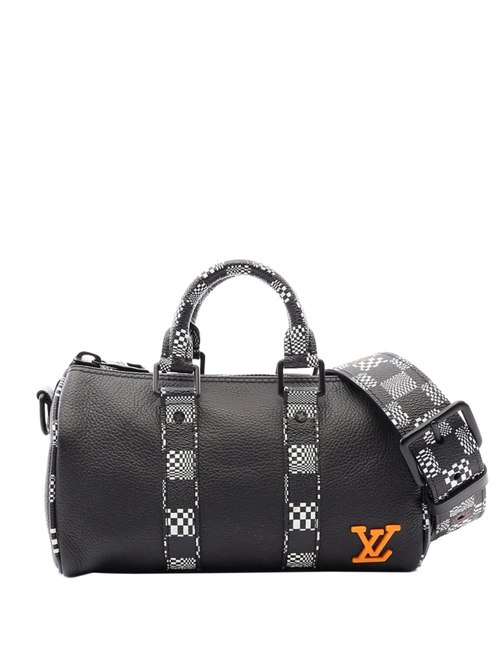 Louis Vuitton Pre-Owned 2021-2026 Damier Distorted City Keepall XS satchel - Schwarz