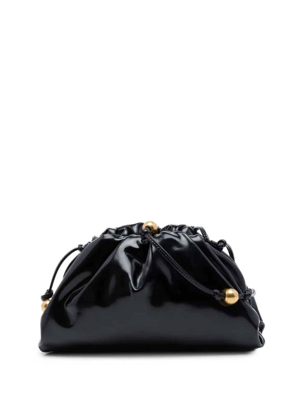 Bottega Veneta Pre-Owned 2012-2026 Brushed Calfskin The Mini Pouch crossbody bag - Schwarz