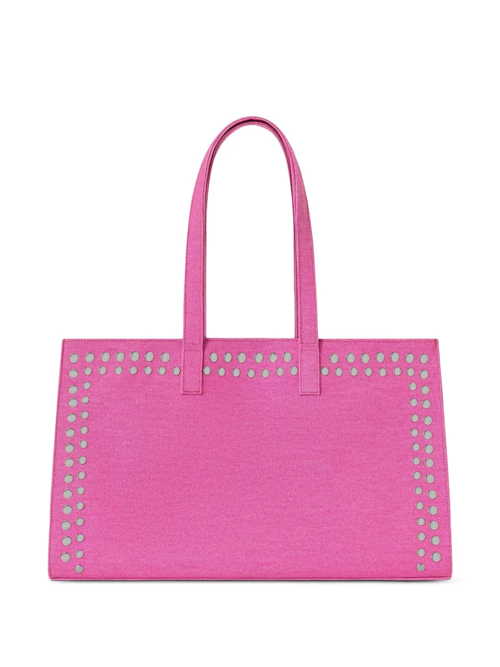 Gimaguas midi stud-embellished tote bag - Pink