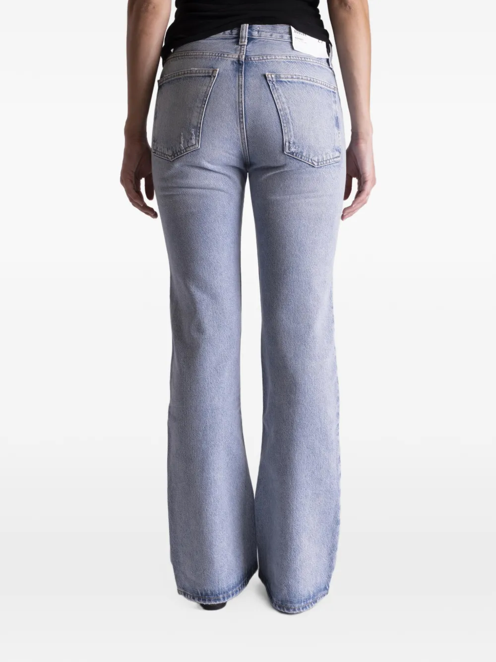 AGOLDE Kick Boot mid-rise jeans Blauw