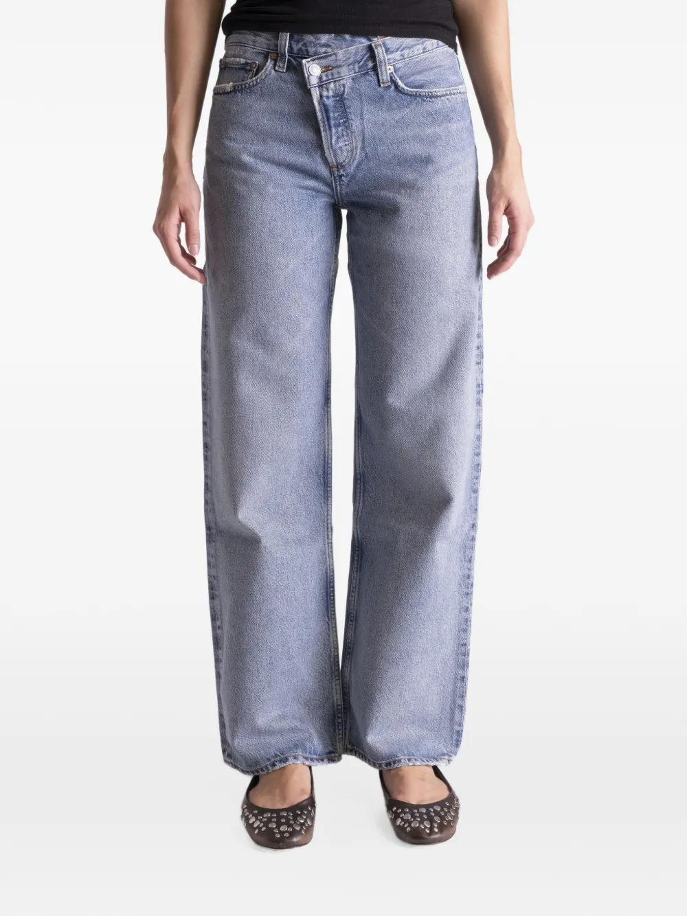 AGOLDE Arc Criss Cross jeans - Blau