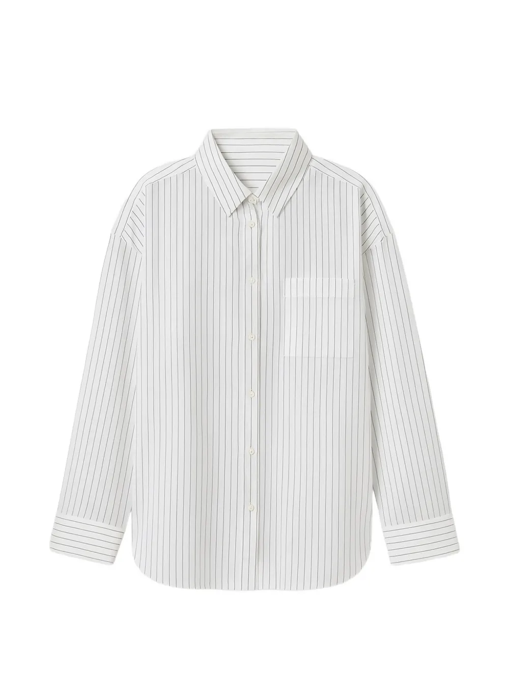 The Frankie Shop Oana fluid button-up shirt in White