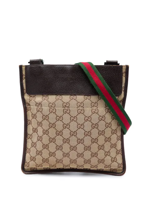 Gucci Pre-Owned bolsa crossbody Web en lona GG 2000-2015