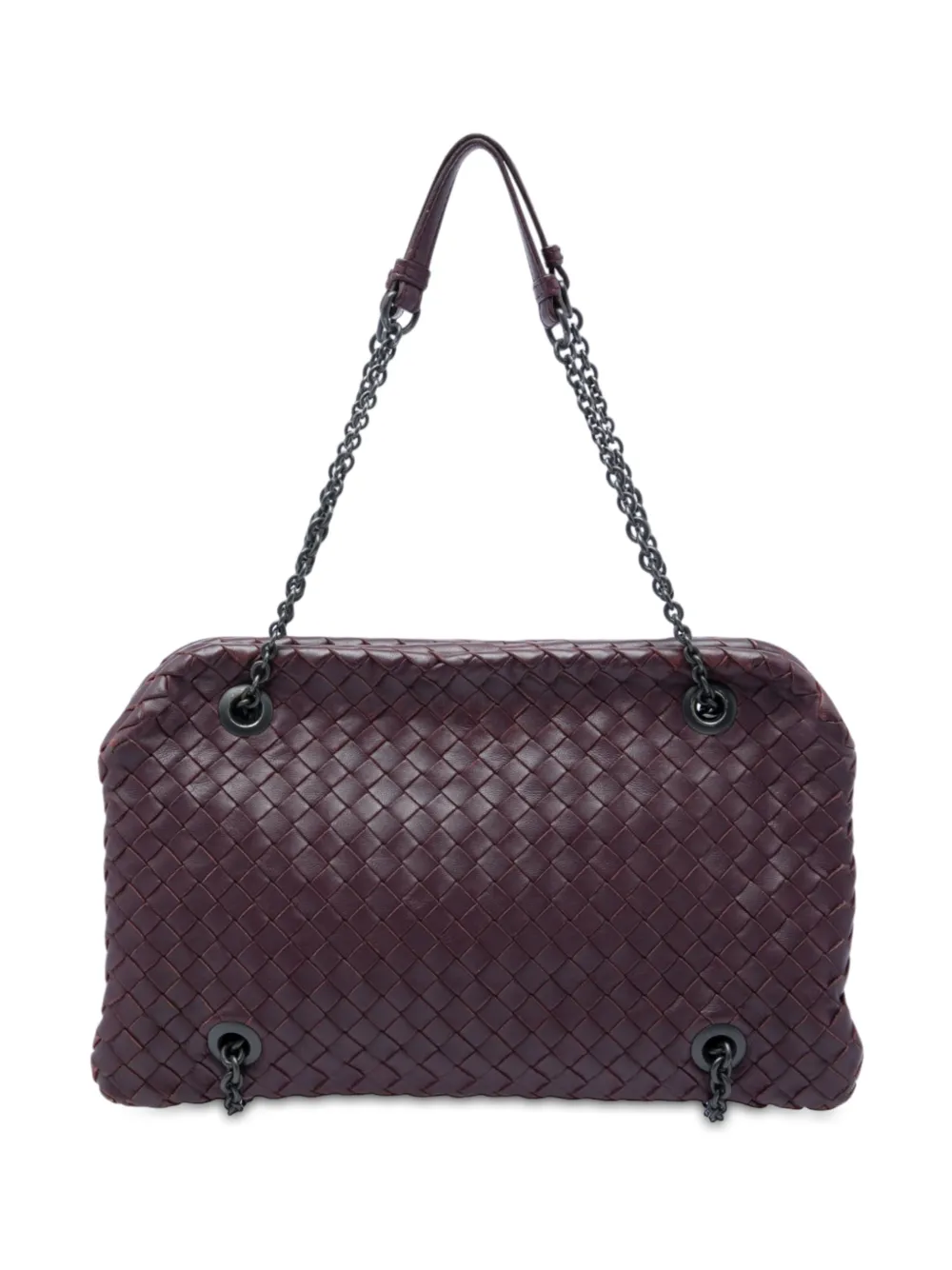 Bottega Veneta Pre-Owned 2012-2026 Nappa Intrecciato Duo shoulder bag - Violett