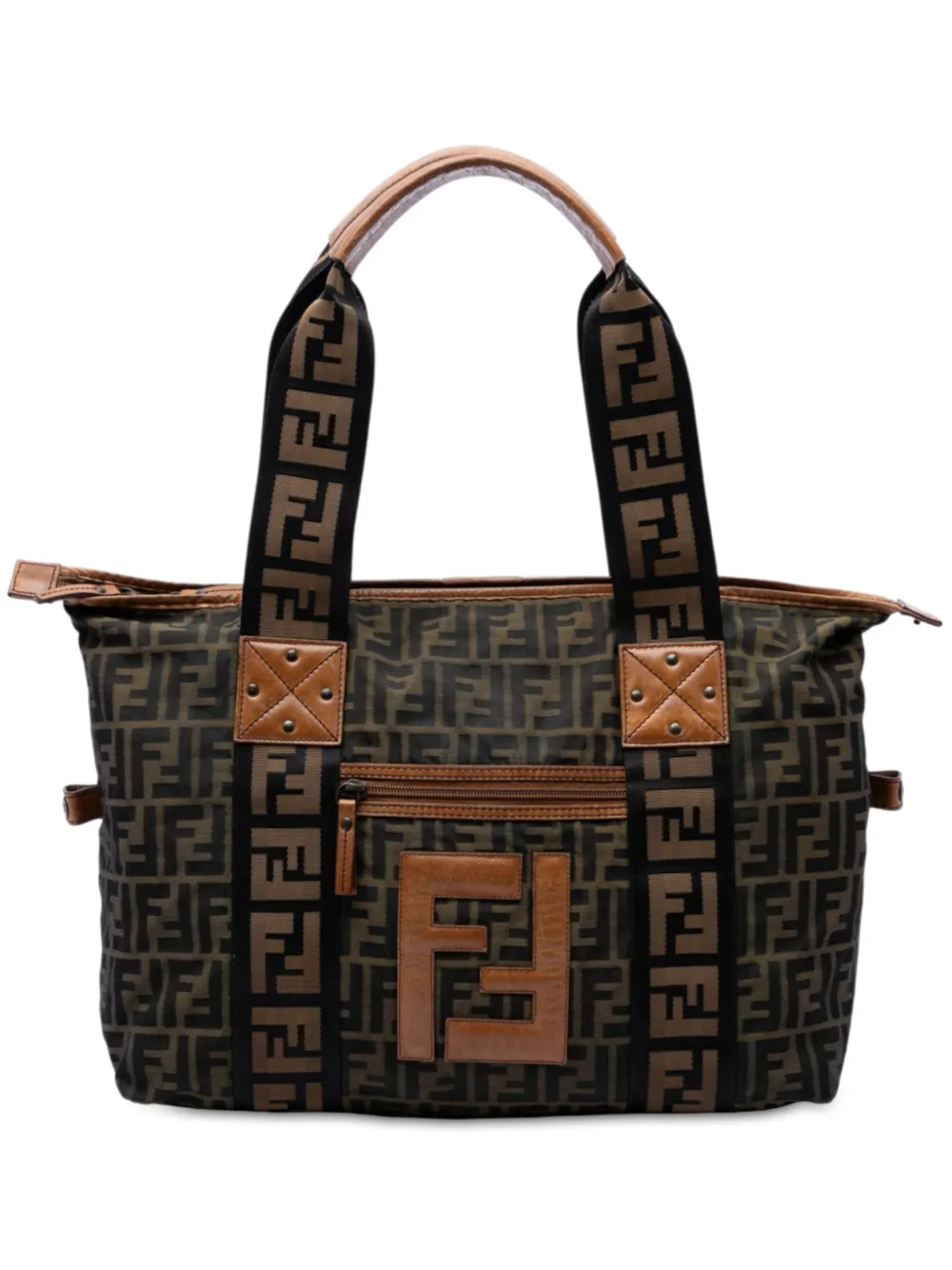 Fendi Pre-Owned 2000-2010 Zucca Canvas FF tote bag - Brown