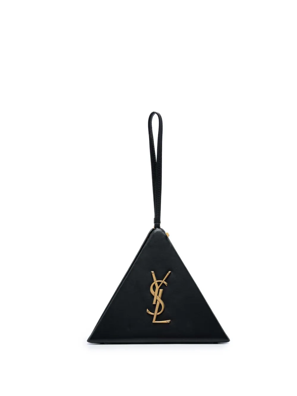 Saint Laurent Pre-Owned petite pochette Pyramid Box en cuir (2018) - Noir Saint Laurent Pre-Owned petite pochette Pyramid Box en cuir (2018) - Noir
