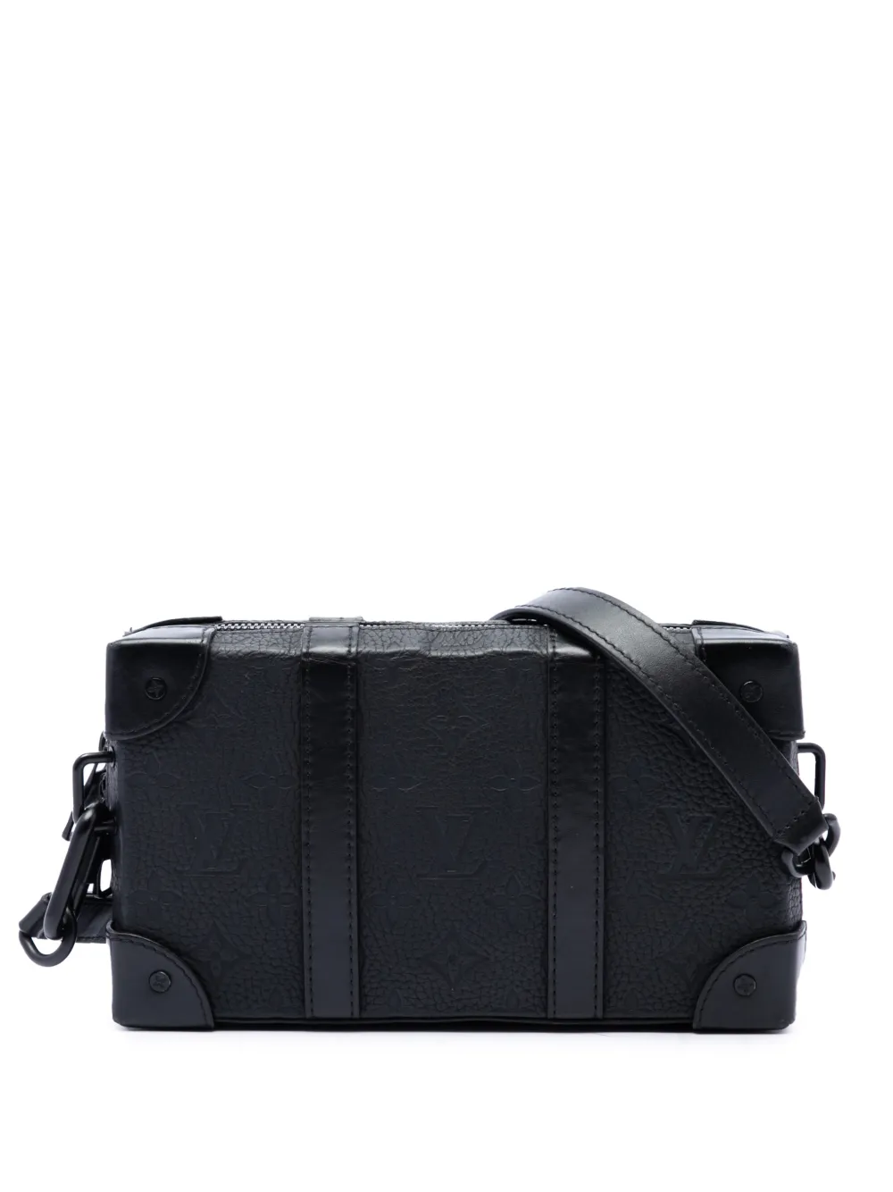 Louis Vuitton Pre-Owned 2021-2026 Monogram Taurillon Soft Trunk Wallet crossbody bag - Nero