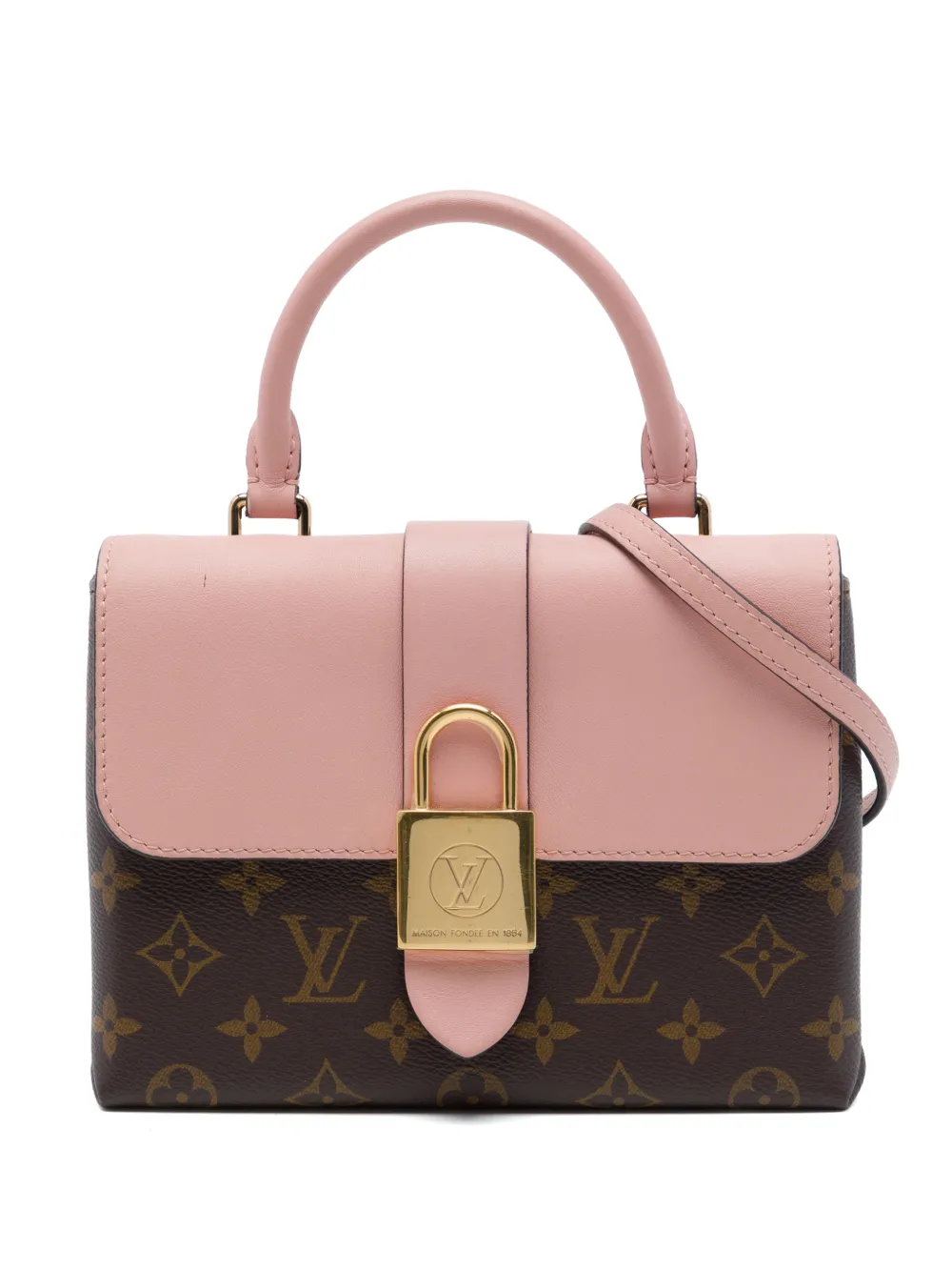 Louis Vuitton Pre-Owned 2018 Monogram Locky BB satchel - Marrone