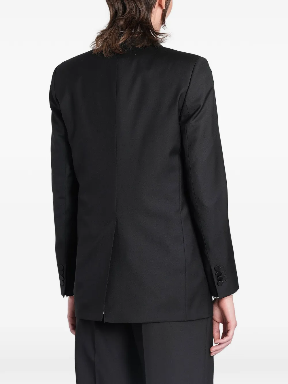 Tagliatore double-breasted peak-lapels blazer Zwart