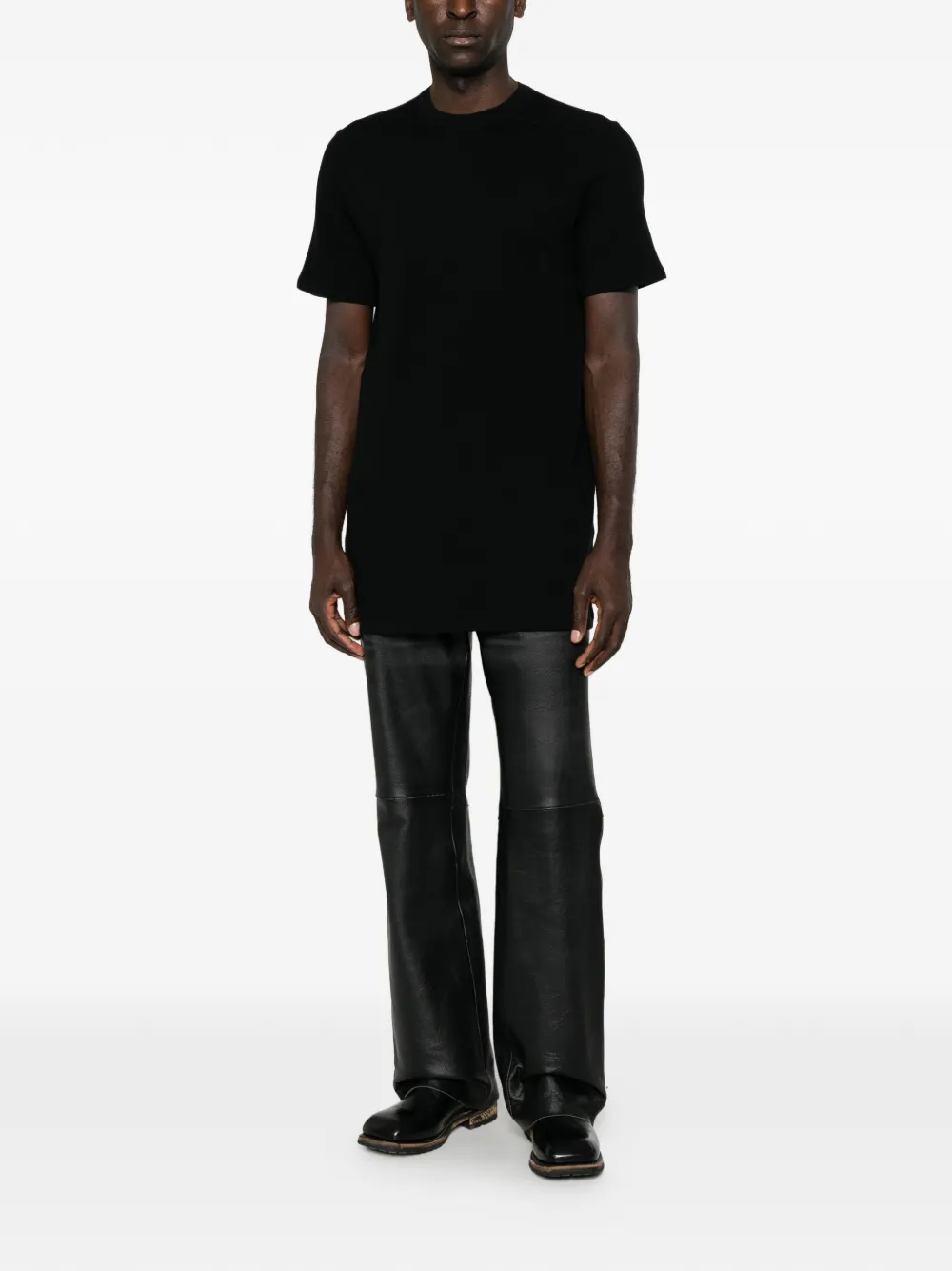 Rick Owens Level T-shirt Zwart