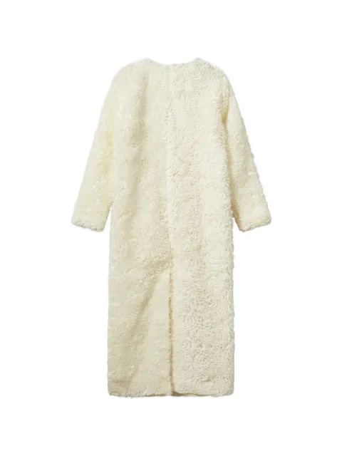 The Garment Hydra ruffled longline coat