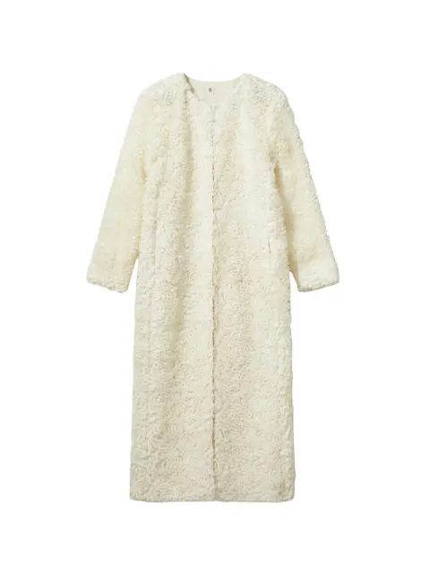 The Garment Hydra ruffled longline coat