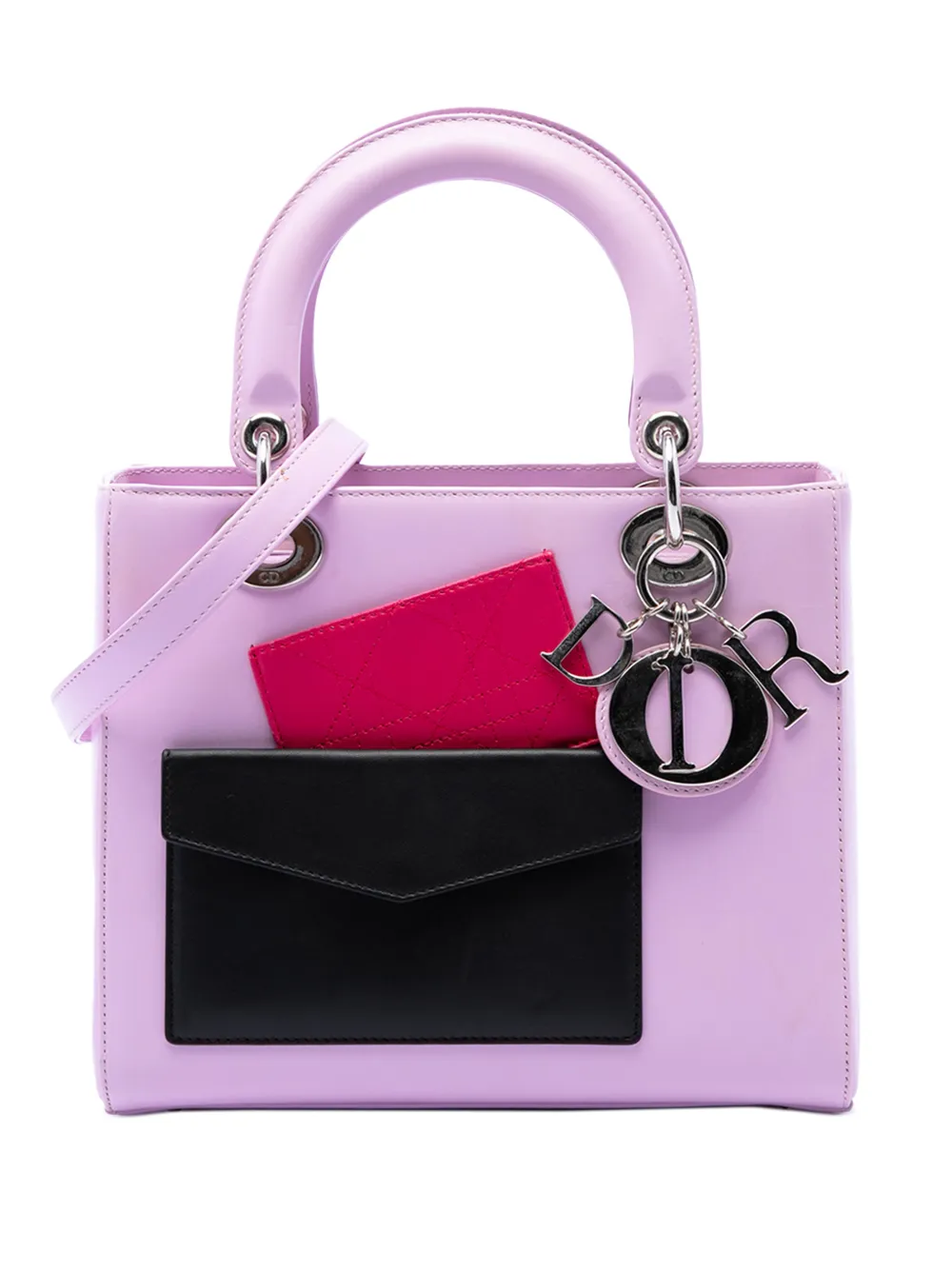 Christian Dior Pre-Owned sac à bandoulière Lady Dior médium (2014) - Violet