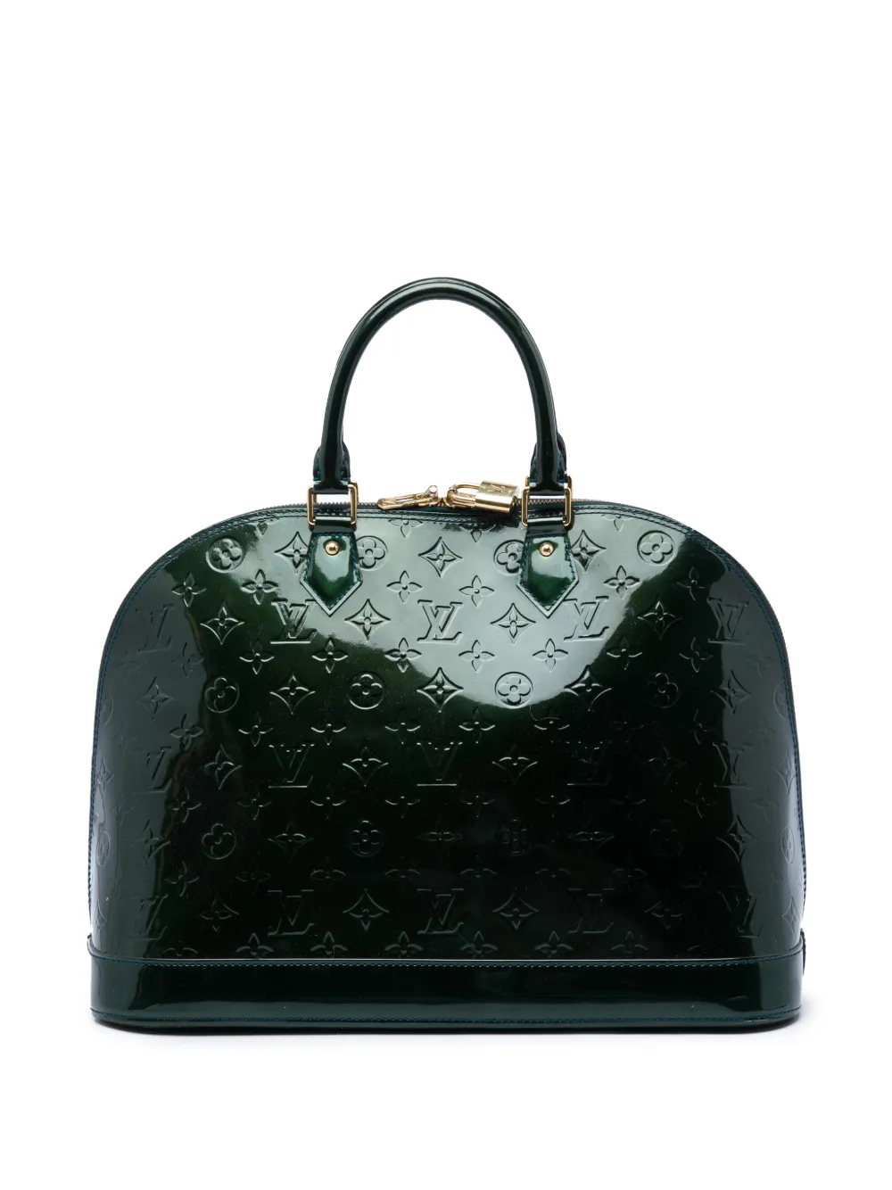 Louis Vuitton Pre-Owned 2009 Monogram Vernis Alma GM handbag - Green