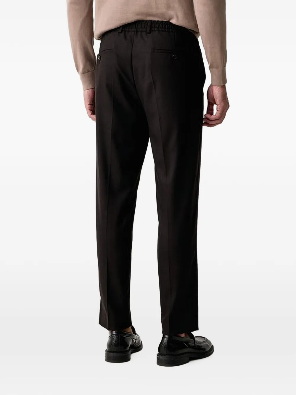 Joop! pressed-crease straight-leg trousers Bruin