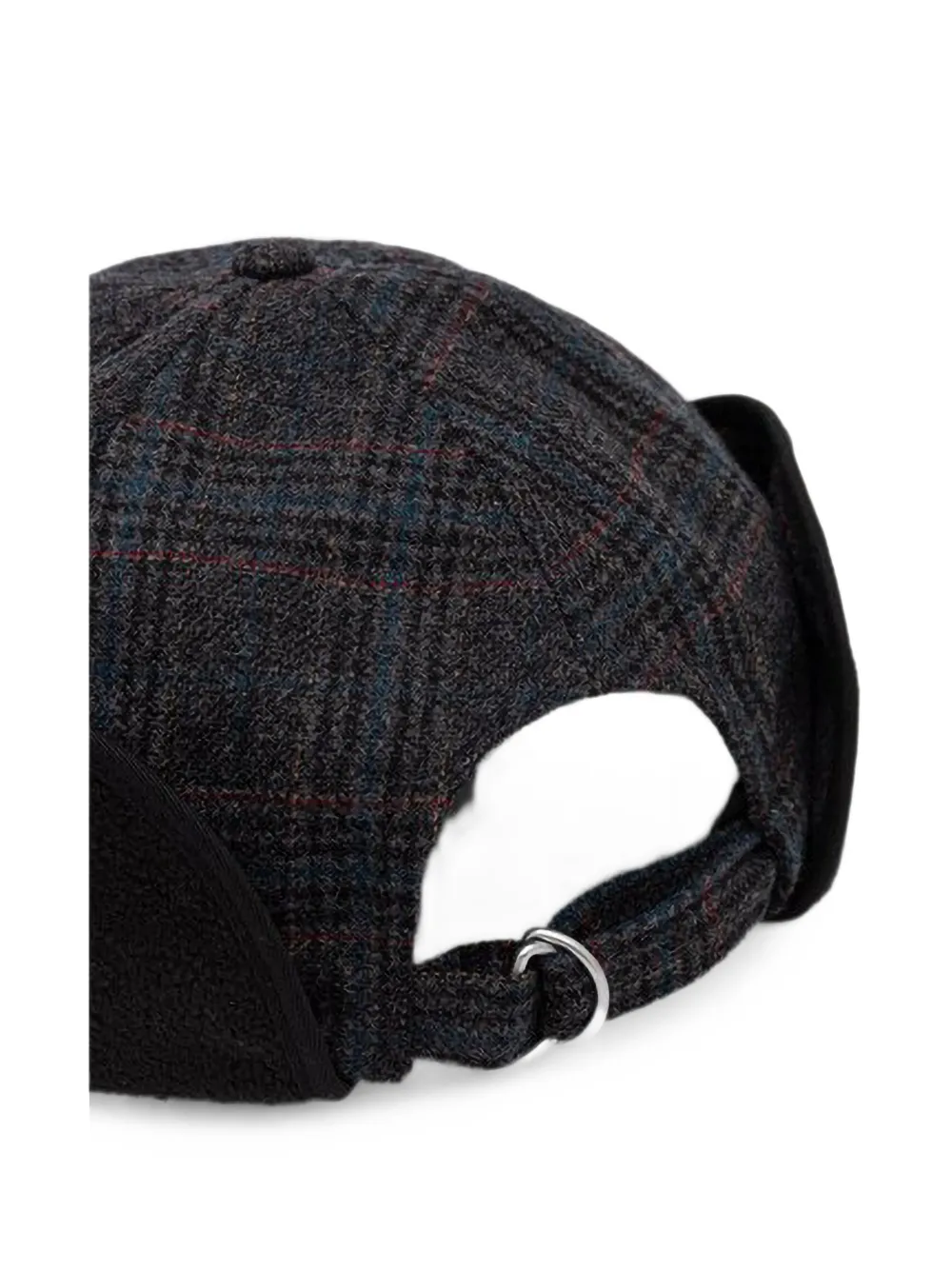 Kangol Geruite pet met oorkleppen Grijs