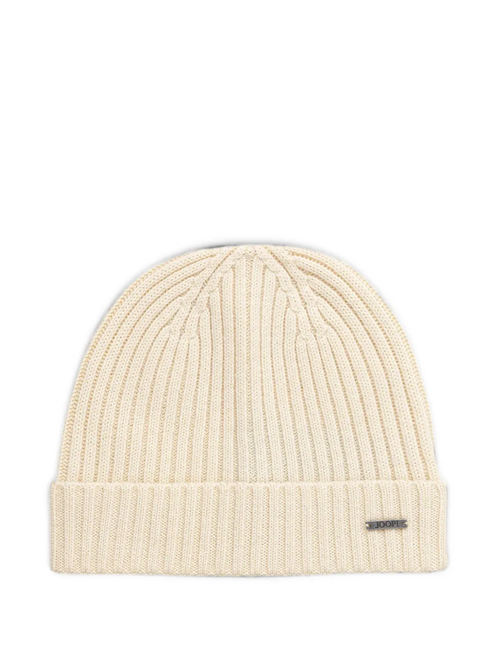 Joop! Francis ribbed-knit beanie hat - Tons neutres Joop! Francis ribbed-knit beanie hat - Tons neutres