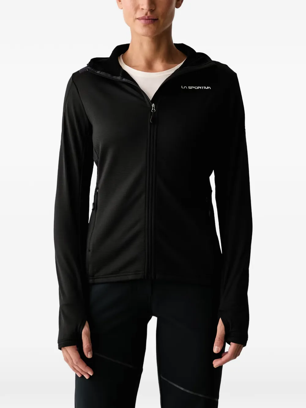 La Sportiva Chill logo-print zip-up hoodie - Black