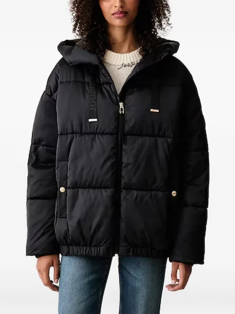 Joop! quilted hooded jacket