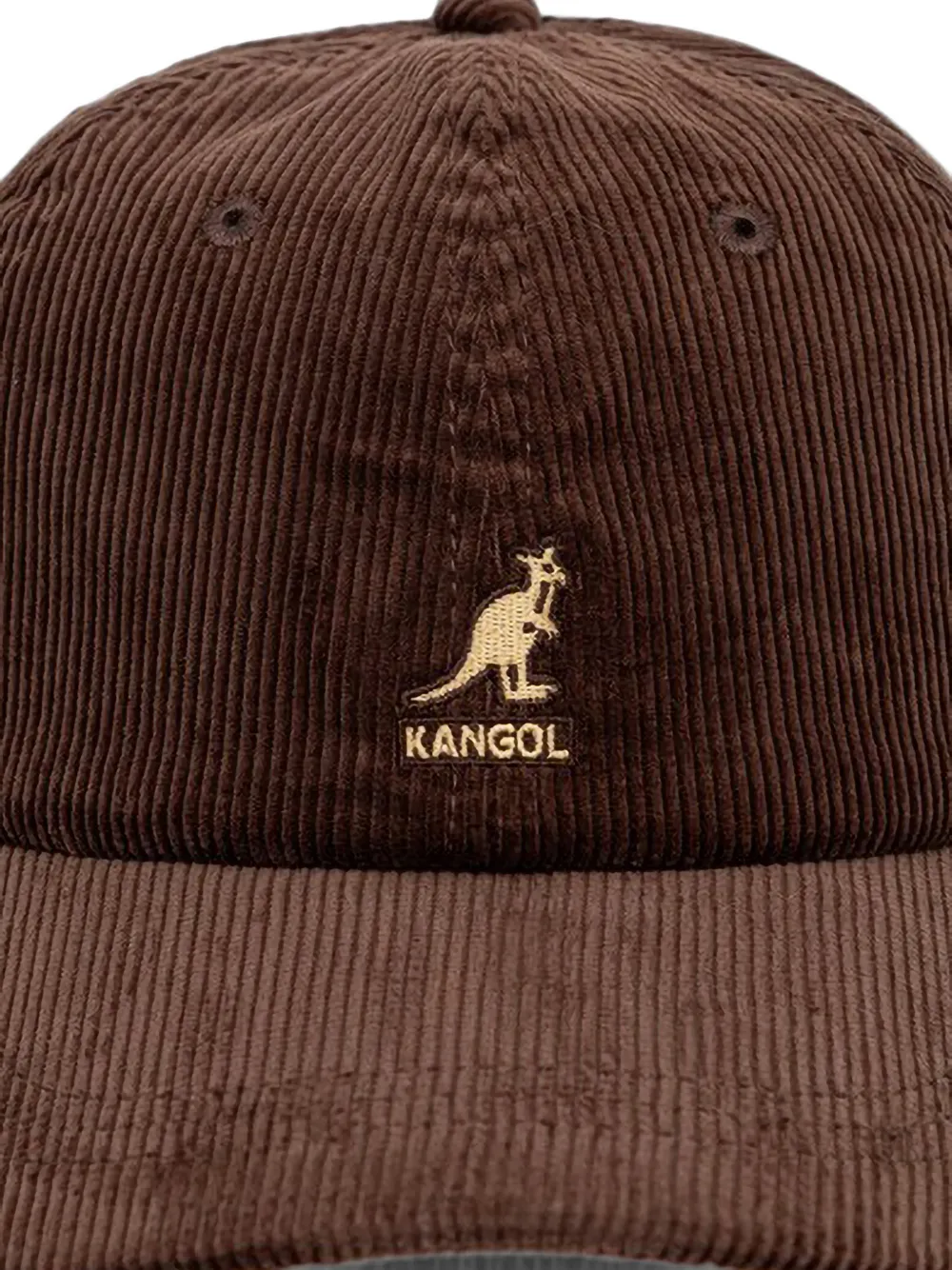 Kangol Ribfluwelen honkbalpet Bruin