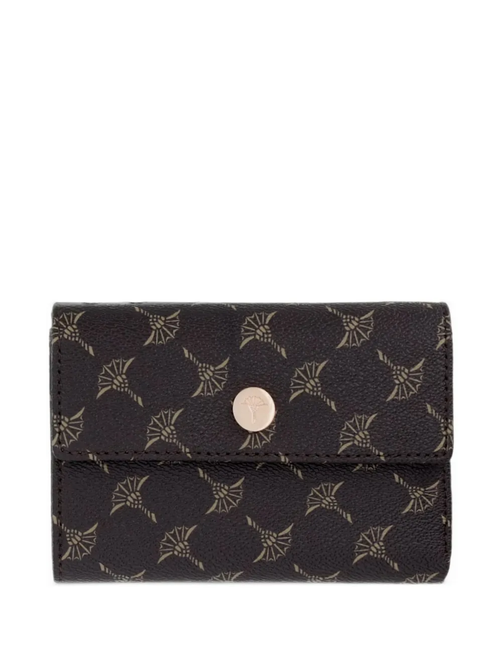 Joop! Cortina Cosma cornflower-print trifold wallet - Marrone