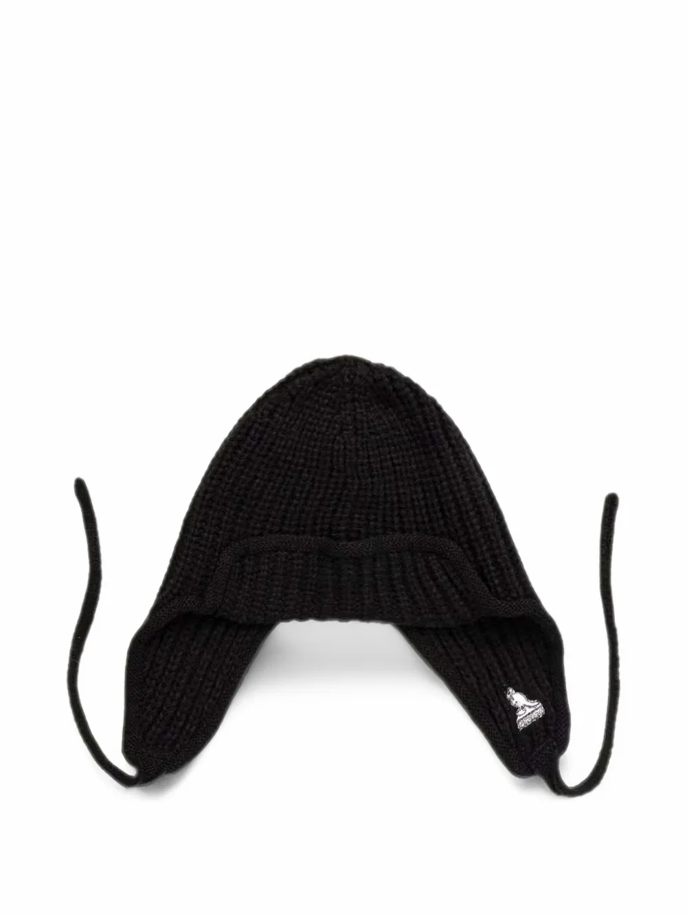 Kangol Trapper ribgebreide muts Zwart