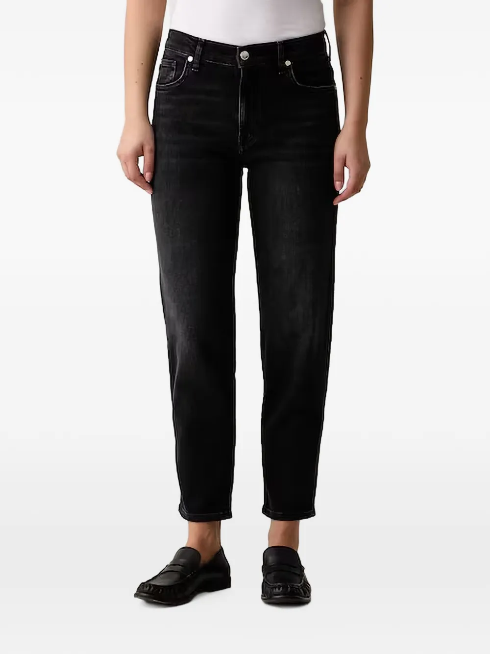 Joop! Maren faded-effect five-pocket jeans - Noir Joop! Maren faded-effect five-pocket jeans - Noir