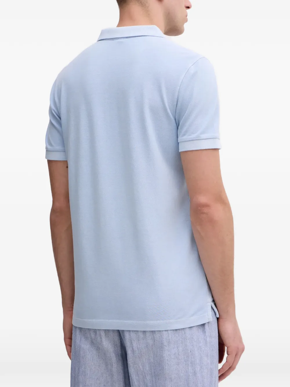 Joop! Poloshirt met geborduurd logo Blauw
