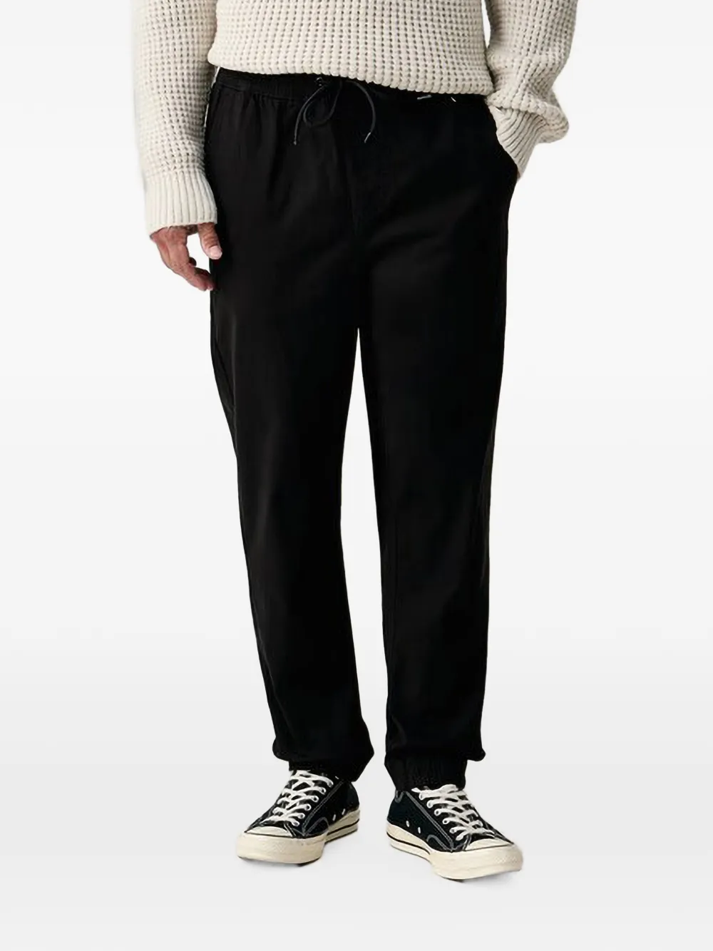 Hurley drawstring-waistband elasticated-cuff trousers - Nero