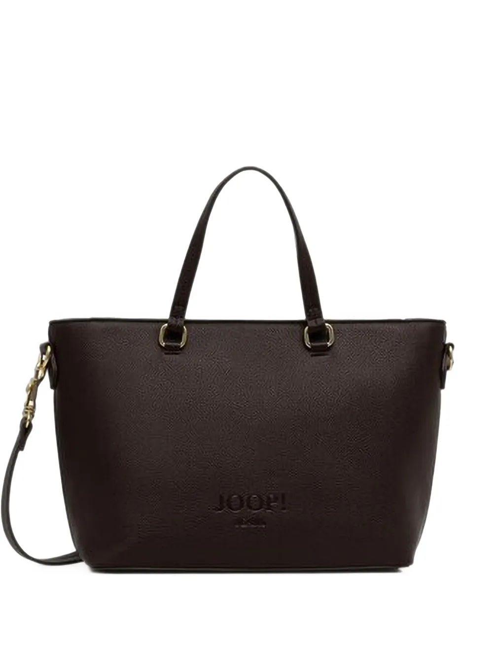Joop! Cuore Lettera Ketty logo-embossed tote bag - Marron Joop! Cuore Lettera Ketty logo-embossed tote bag - Marron