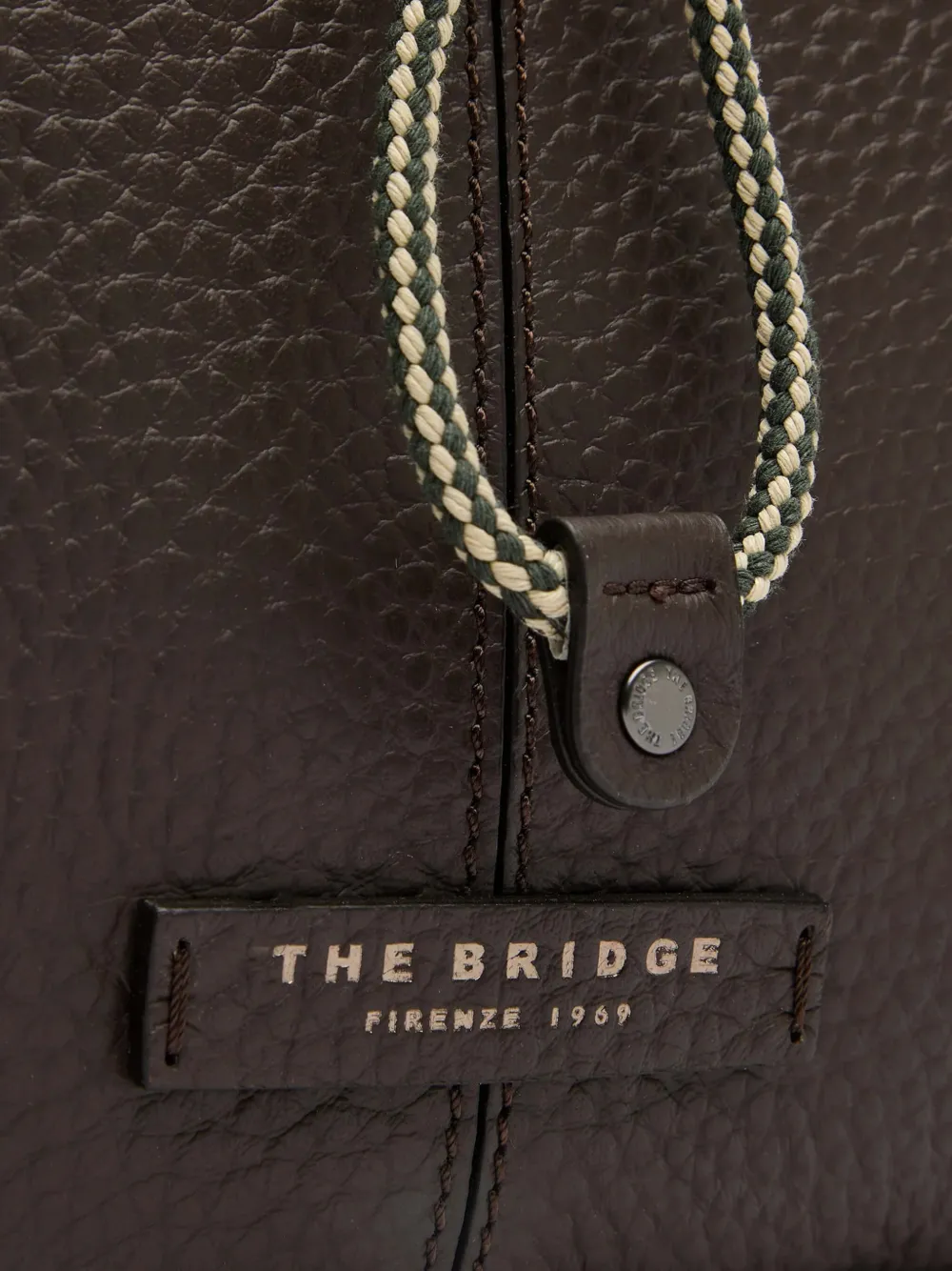 The Bridge Leren rugzak Bruin