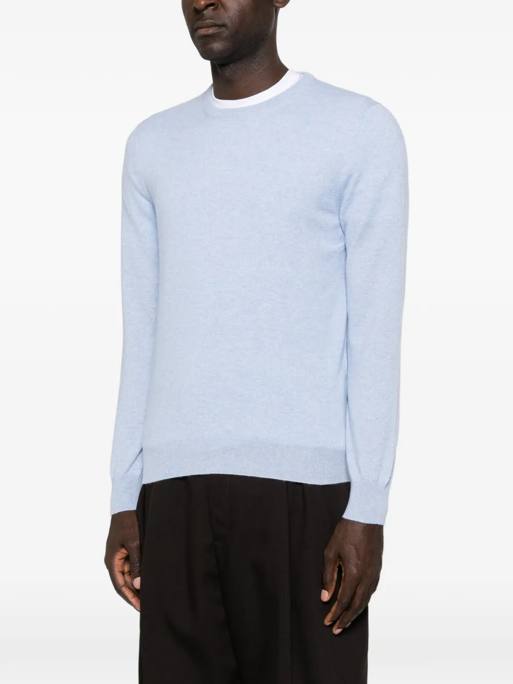 Gran Sasso Trui met ronde hals Blauw