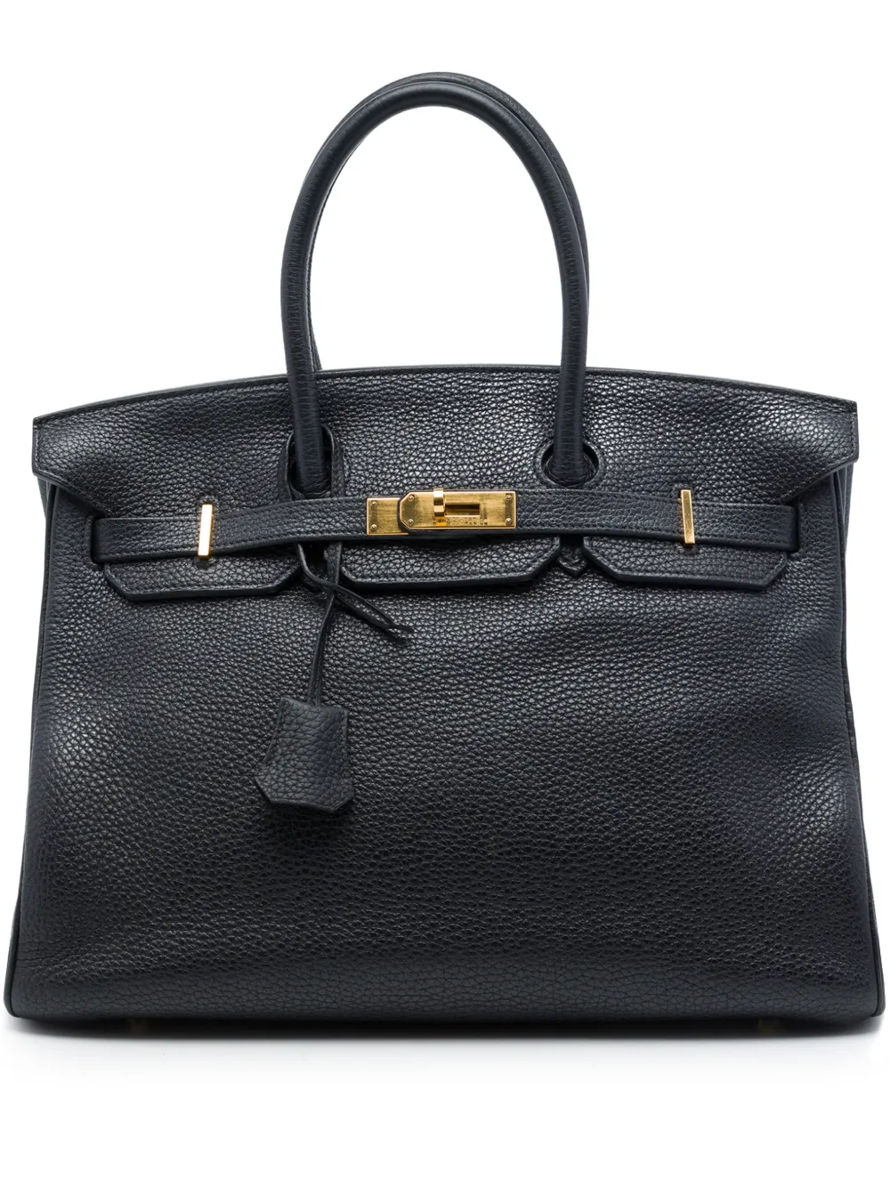 Hermès Pre-Owned 2011 Togo Birkin Retourne Handtasche 35cm - Schwarz