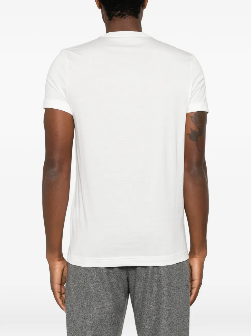 Kiton logo-embroidered T-shirt Wit