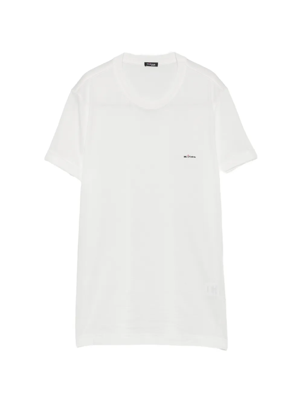 Kiton logo-embroidered T-shirt | White | Image 1