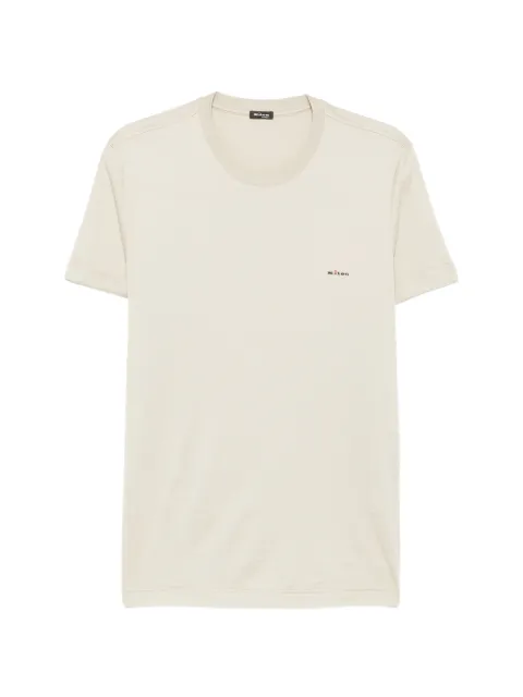 Kiton logo-embroidered T-shirt
