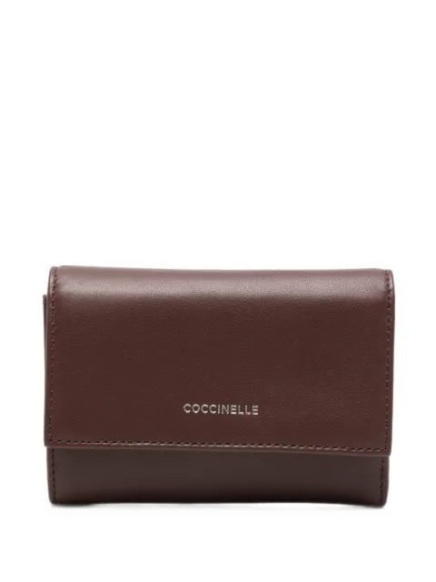 Coccinelle logo-print leather wallet