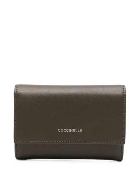 Coccinelle logo-lettering foldover wallet