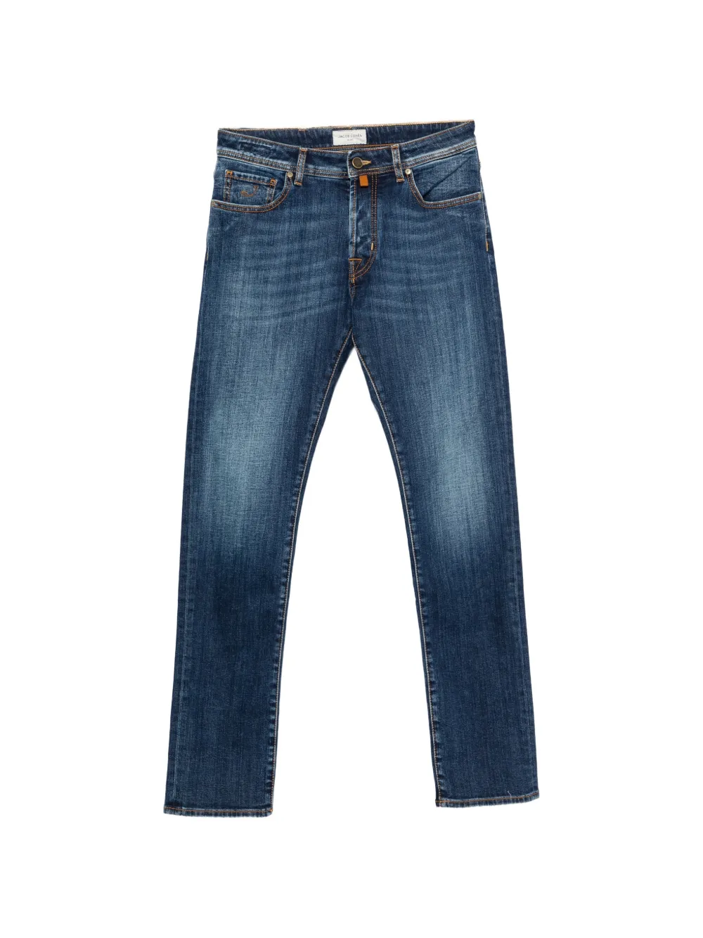Jacob Cohën faded straight-leg jeans - Blu