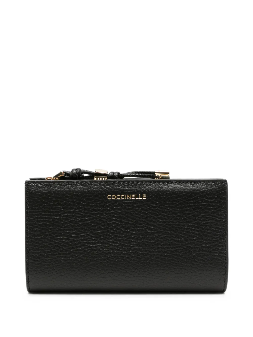 Coccinelle grained leather wallet - Nero